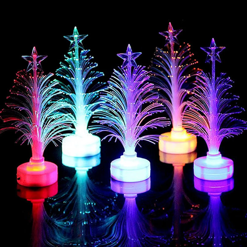 

Creative Christmas Tree LED Lighting Lamps Colorful Xmas Trees Home New Year Wedding Party Decoration Night Lamps Navidad Gifts