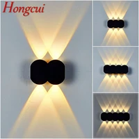 hongcui wall sconces lamps contemporary led fixture outdoor waterproof light for home corridor