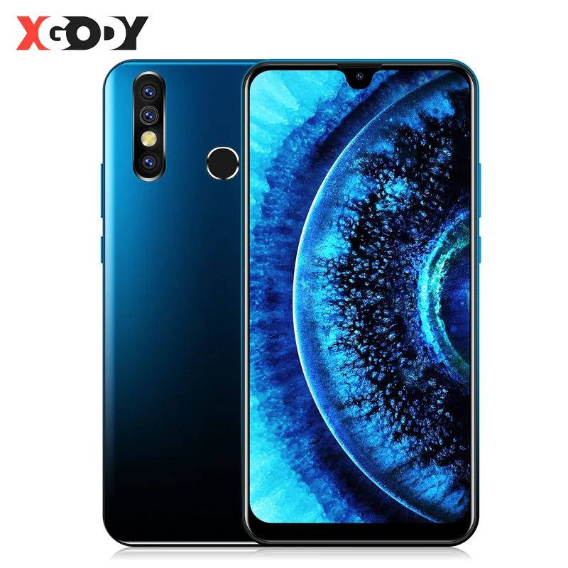 XGODY A70S 7 2 дюймовый смартфон Android 9 0 19:9 в виде капли воды Экран 1 ГБ 4 MTK6580 ядра 5MP 3000
