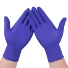 Перчатки нитриловые одноразовые, синие, без порошка, 100 шт.