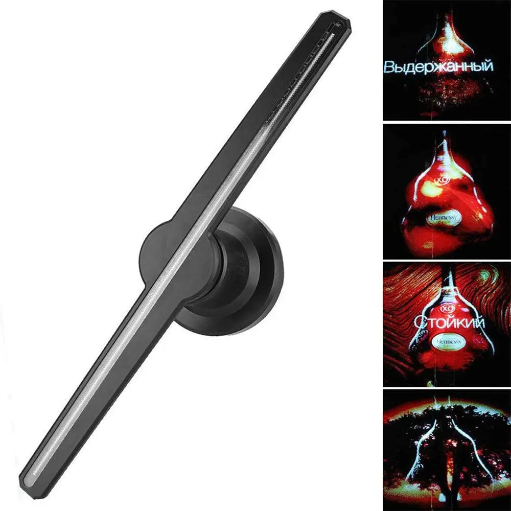 Обновленный популярный дешевый проектор голограммы 42 см рекламный дисплей