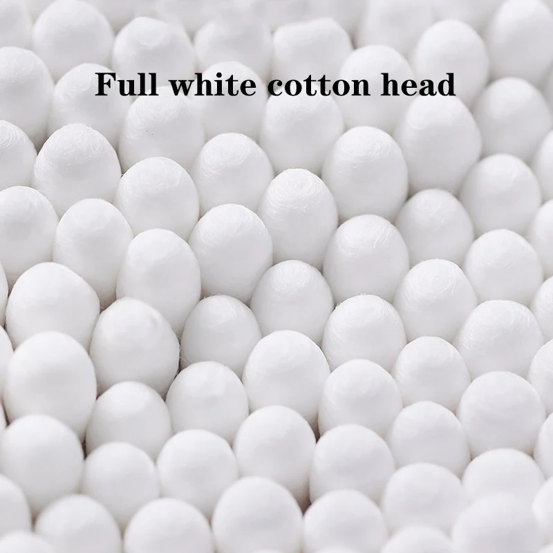 100/1000 шт. двухсторонние ватные палочки бамбуковые деревянные одноразовые для