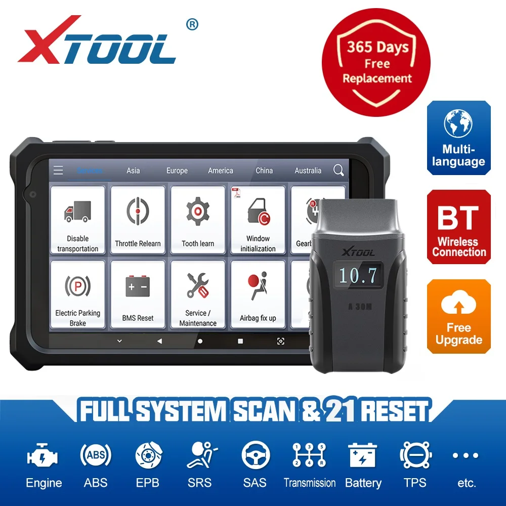 

Сканер XTOOL A30M P80 OBD2 для Android-планшета