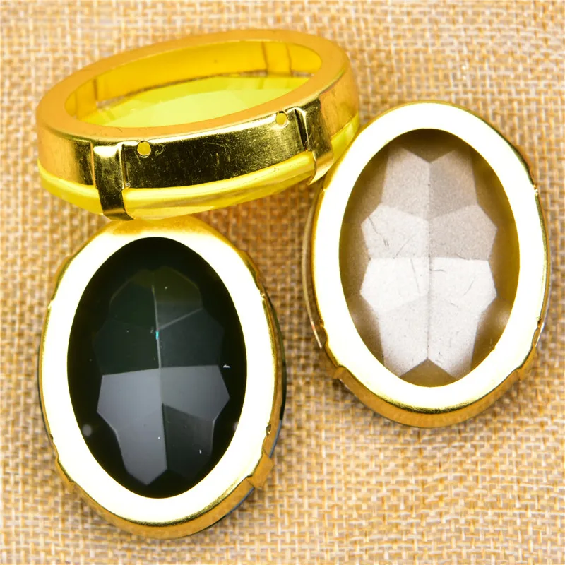 Супер большие высококачественные Стразы 38*50 мм овальные стеклянные бриллианты