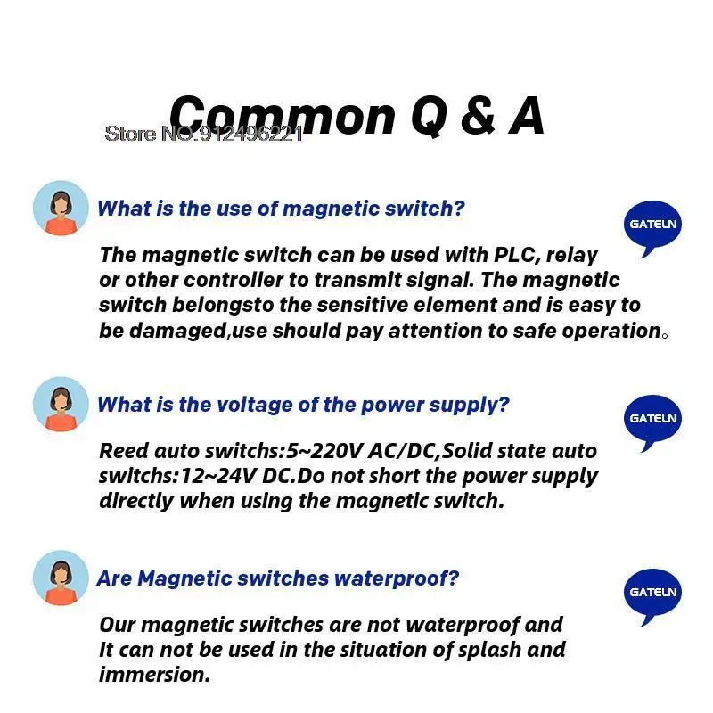 10 шт. магнитный датчик язычковый автоматический переключатель