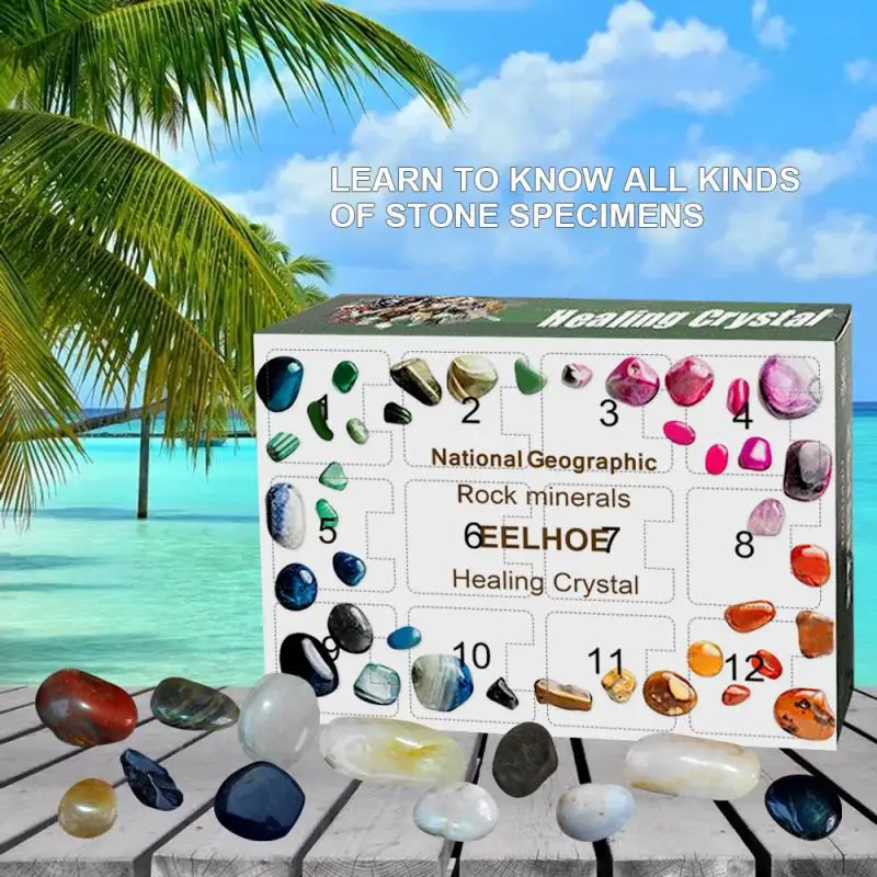 

Christmas Pro Calendar 12 Grid Ore Green Gift Box Ore Blind Box