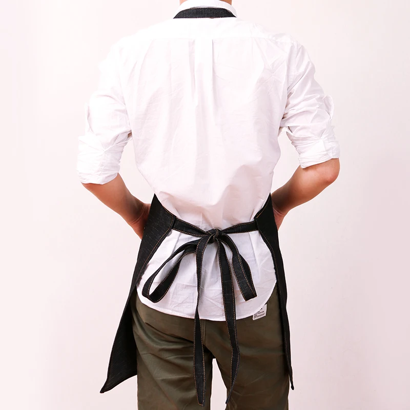 Ковбойский фартук корейская мода Кофейня Парикмахерская деление Цветочная