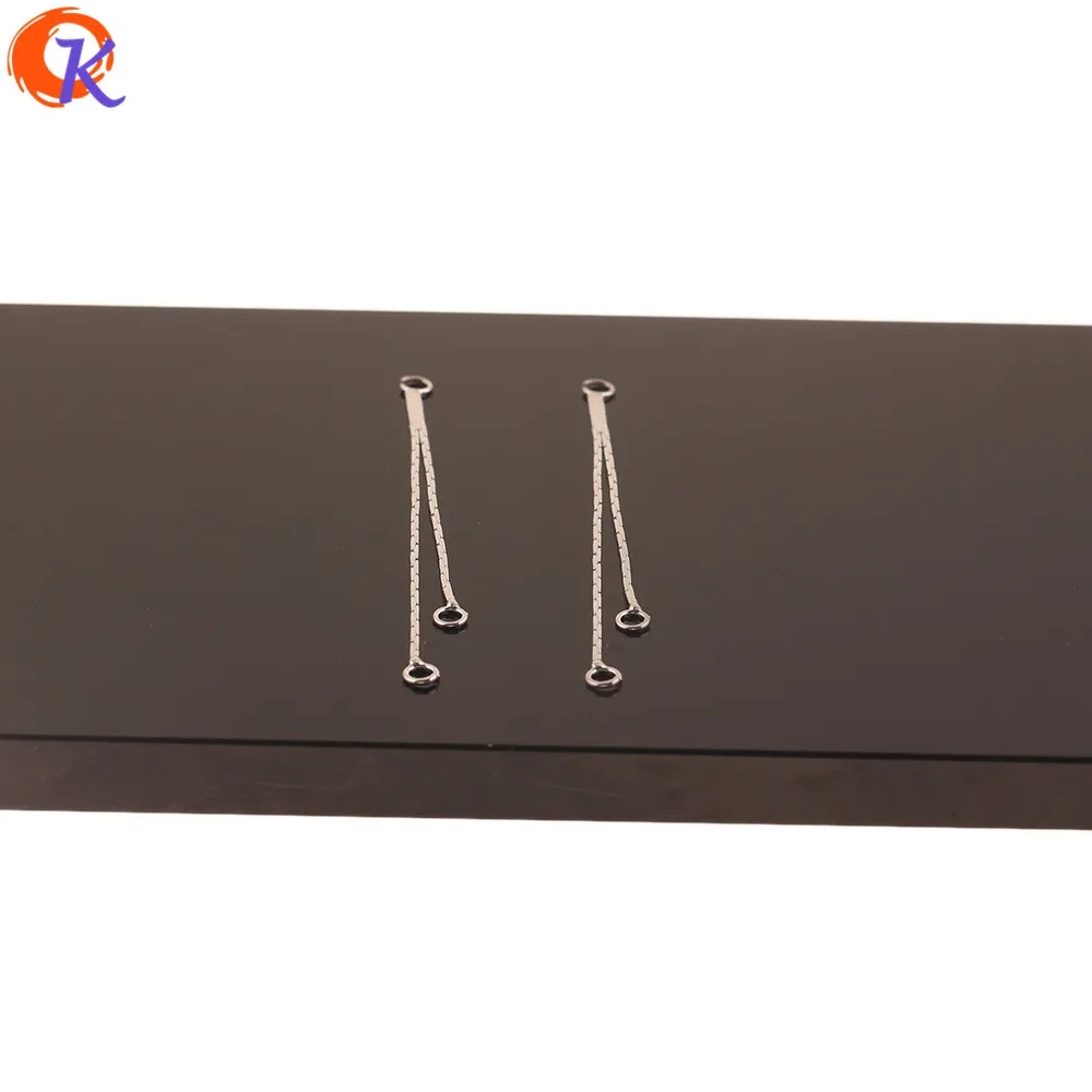 

Cordial Design 50Pcs 1*55MM Jewelry Accessories/Earrings Connectors/Wire Chain/DIY Making/Genuine Gold Plating/Earring Findings