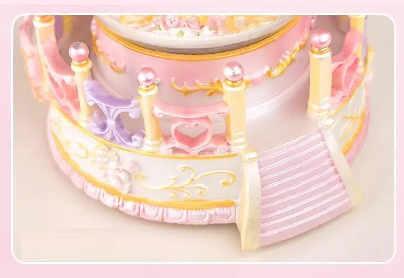 De день рождения для подруги Мадера Подарочный механизм Spieluhr снежный шар Boite A Musique карусель Musica Caja музыкальная шкатулка