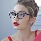 Женские очки кошачий глаз в стиле ретро, прозрачные очки без диоптрий, оправа для очков, женская прозрачная оправа для очков, оптические очки для женщин