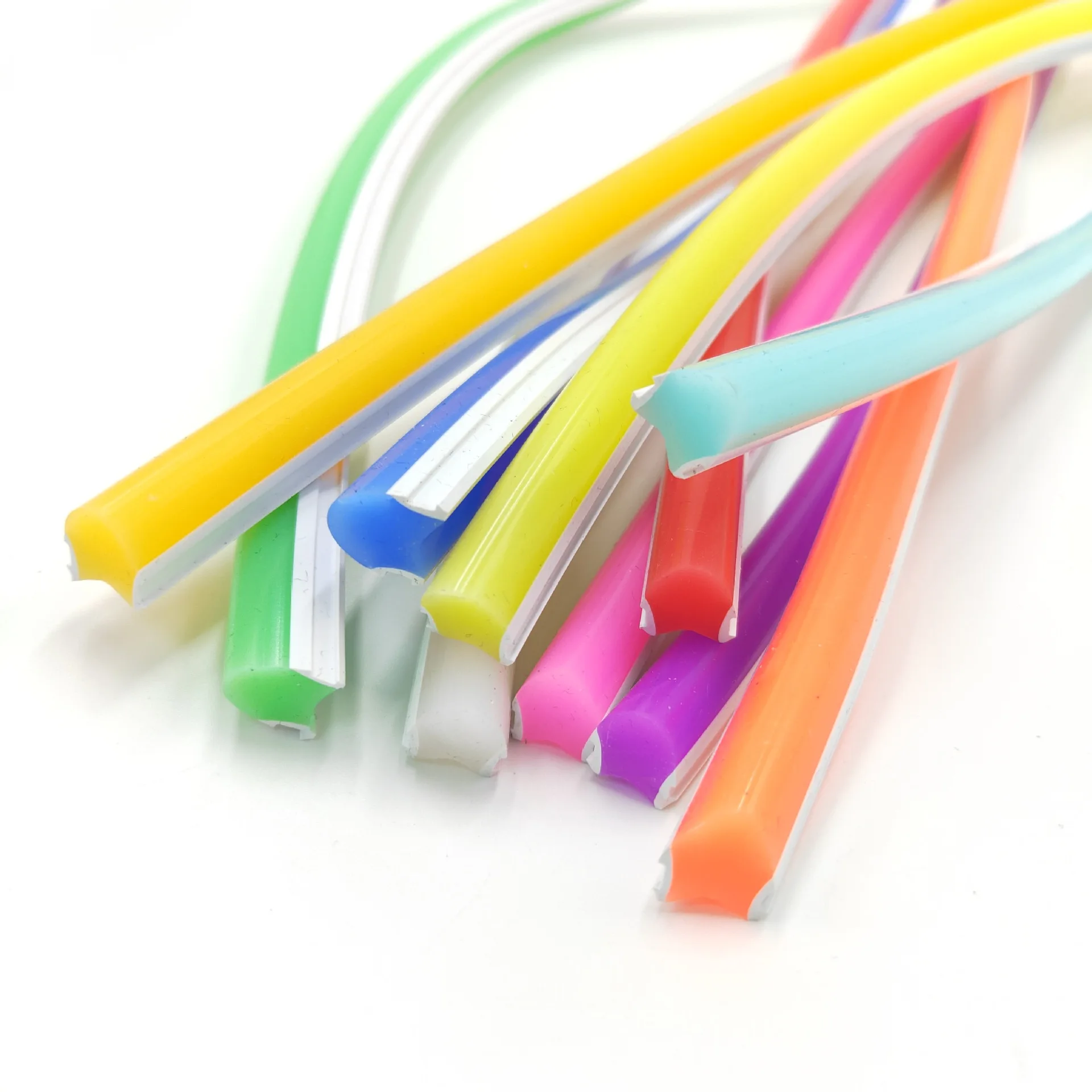 50m 12v 6mm 8mm LED Split Seperate Silicone Neon Strip Embedded S Shape Logo Letter Advertising Sign Flexible | Освещение