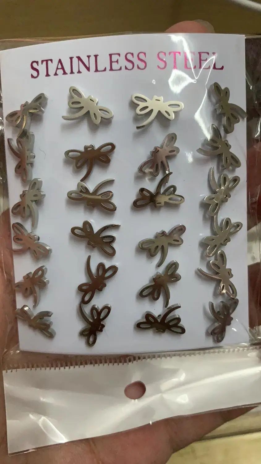 12 парт/лот винтажные дизайнерские серьги в виде стрекозы для женщин ювелирные