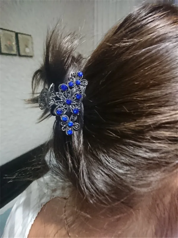 Заколка краб для волос в винтажном стиле свадебные аксессуары очаровательные