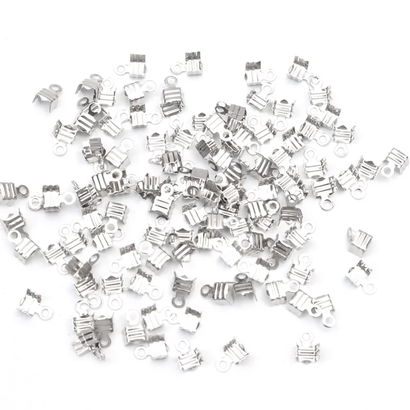 Обжимные колпачки для бусин Концевики бижутерии фурнитура изготовления