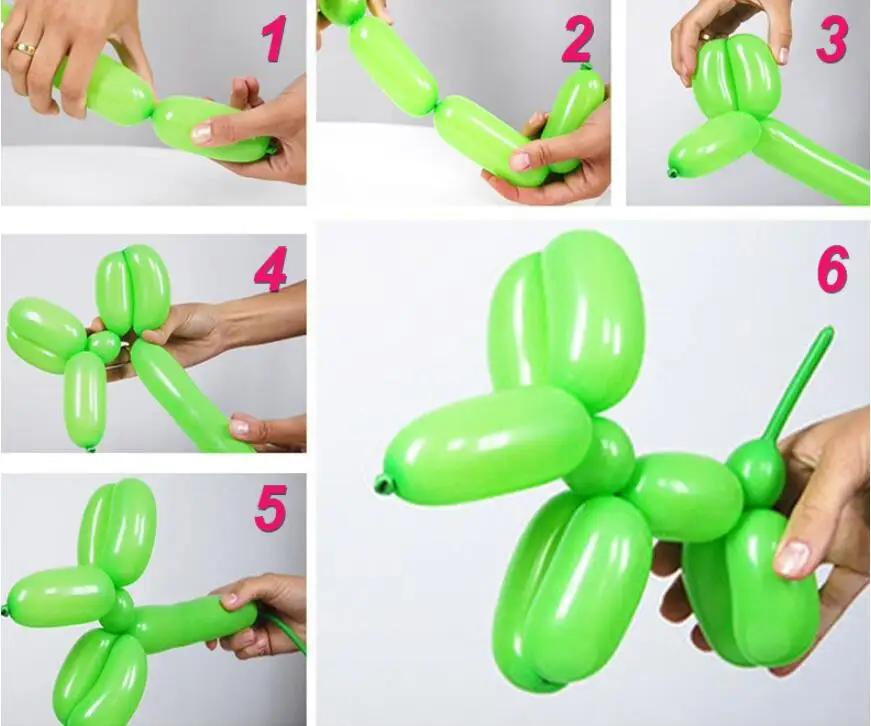 50 штук пакет длинные магические воздушные шары можно подготовить DIY смешанные