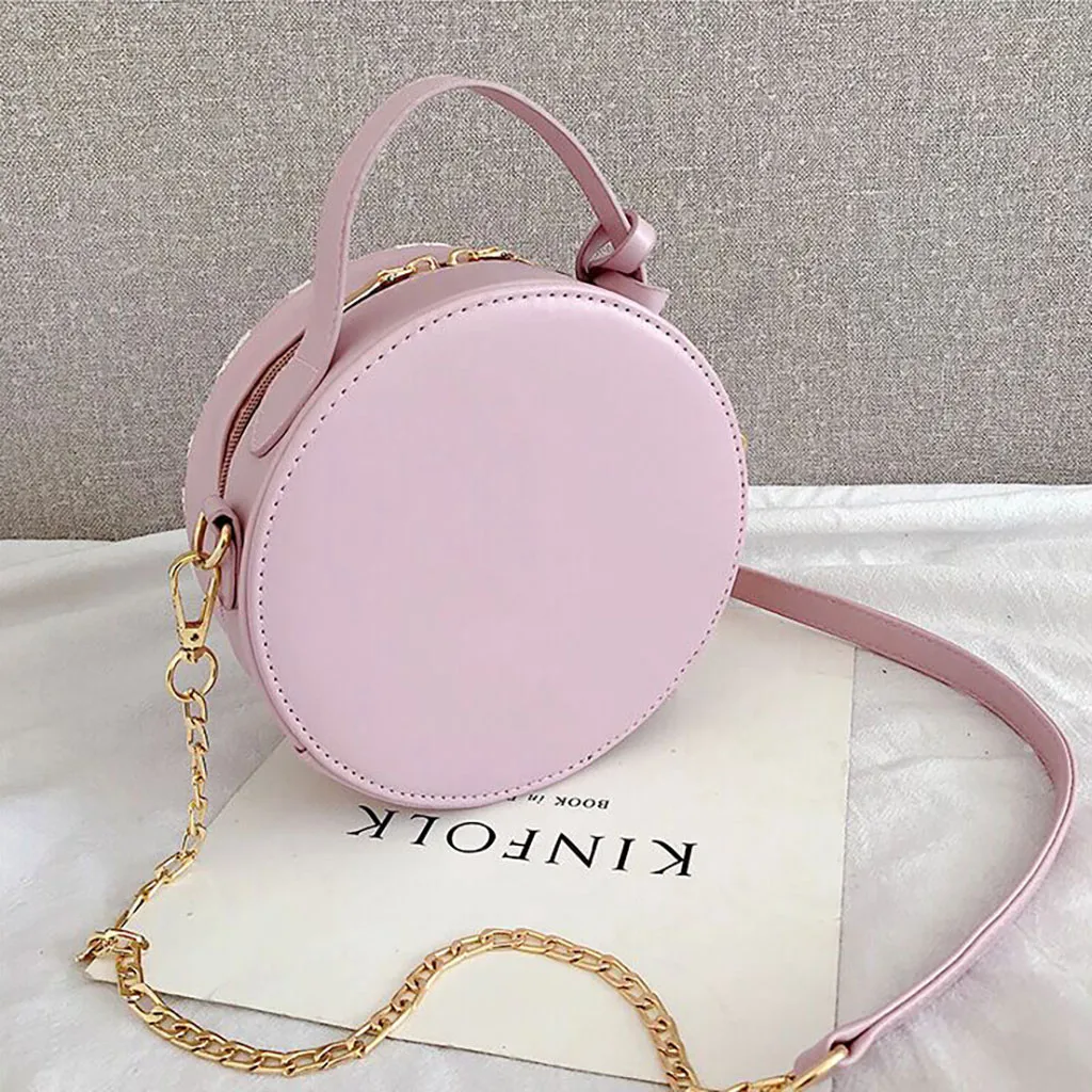 

Women Embroidery Tassel Crossbody Bags Round Vintage Fashion Round Tote Handbags Shoulder Messenger Bags Circle Bag #NG