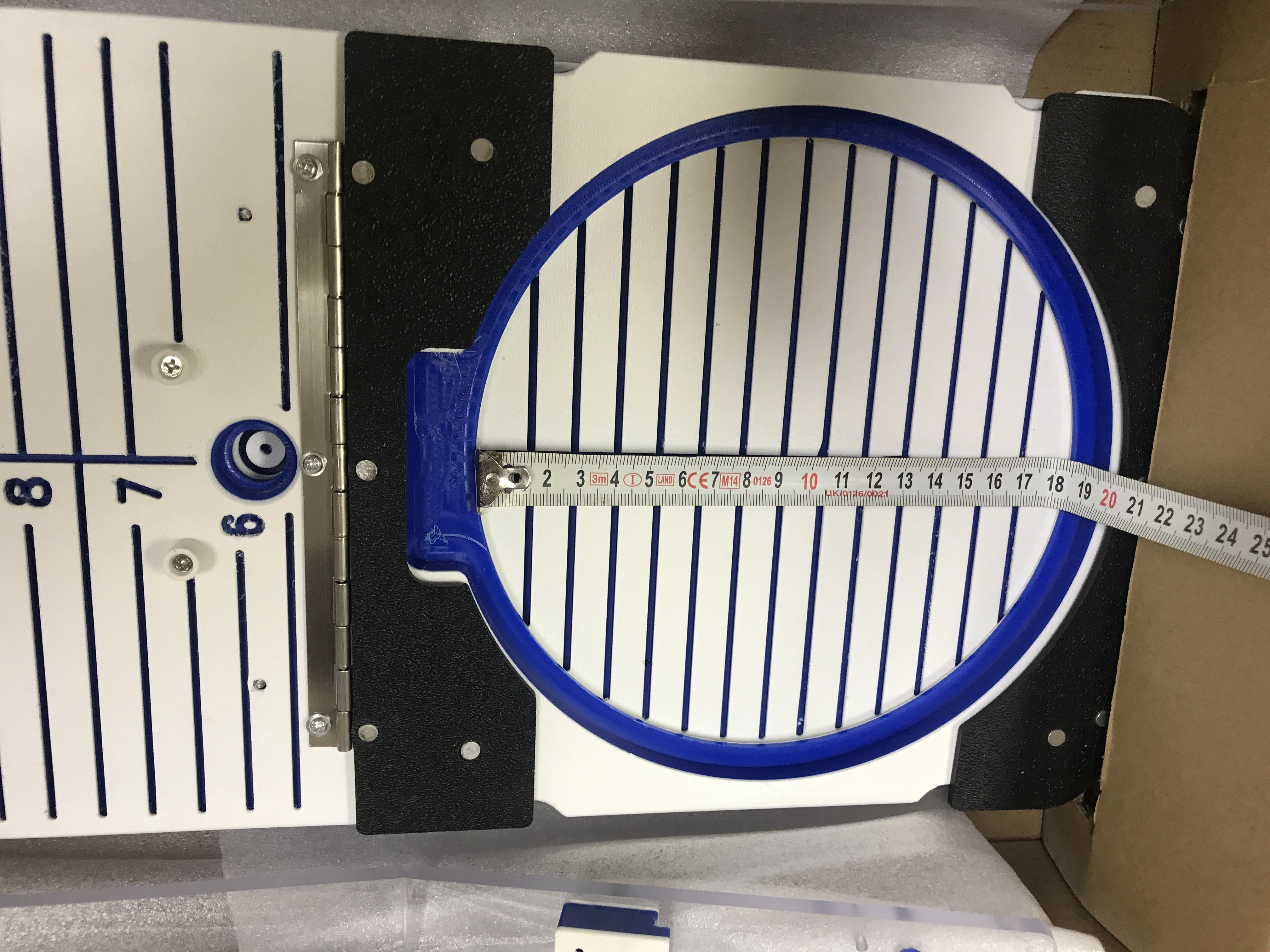 

Hoop Talent R18cm fixture Kit for Tajima SWF Happy included R18cm Fixture and Freestyle Arm and TSquare Pocket Ali gnment Guide