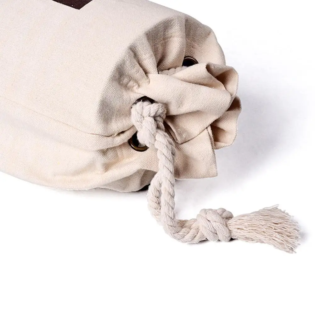 Чехол для коврика йоги из хлопка и льна сумка хранения практичный портативный