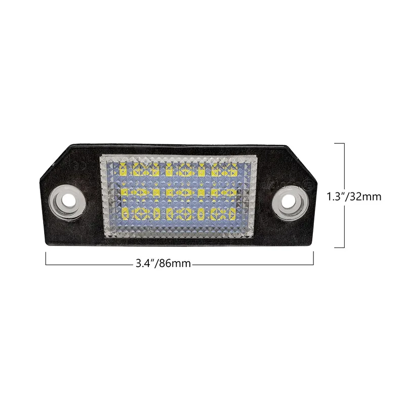 Автомобильные лампы для номерного знака 12 В светодиодные задний фонарь Ford Focus C-MAX
