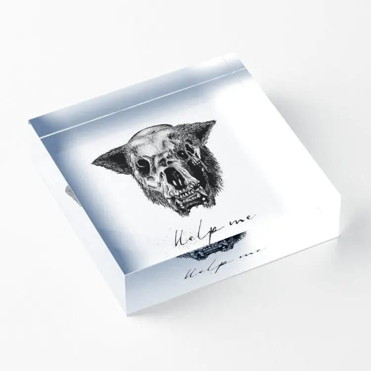 

Акриловый блочный штамповочный стол помощь мне, прозрачный художественный модный коврик для фотографий, украшение для семейной доски, Заба...