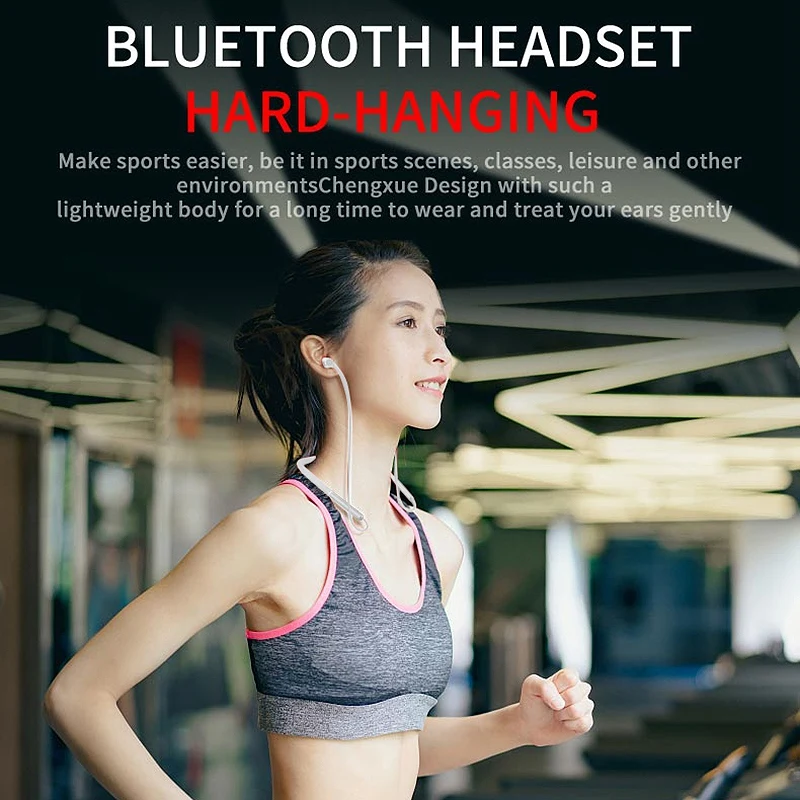 Лучшие предложения Q30 беспроводная Bluetooth гарнитура шейный сабвуфер стерео