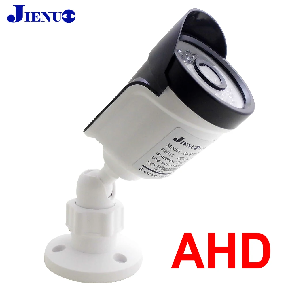 

JIENUO AHD Camera 720P 1080P 4MP 5MP Analog Surveillance High Definition Infrared Night Vision CCTV Security Home Outdoor 2mp Hd