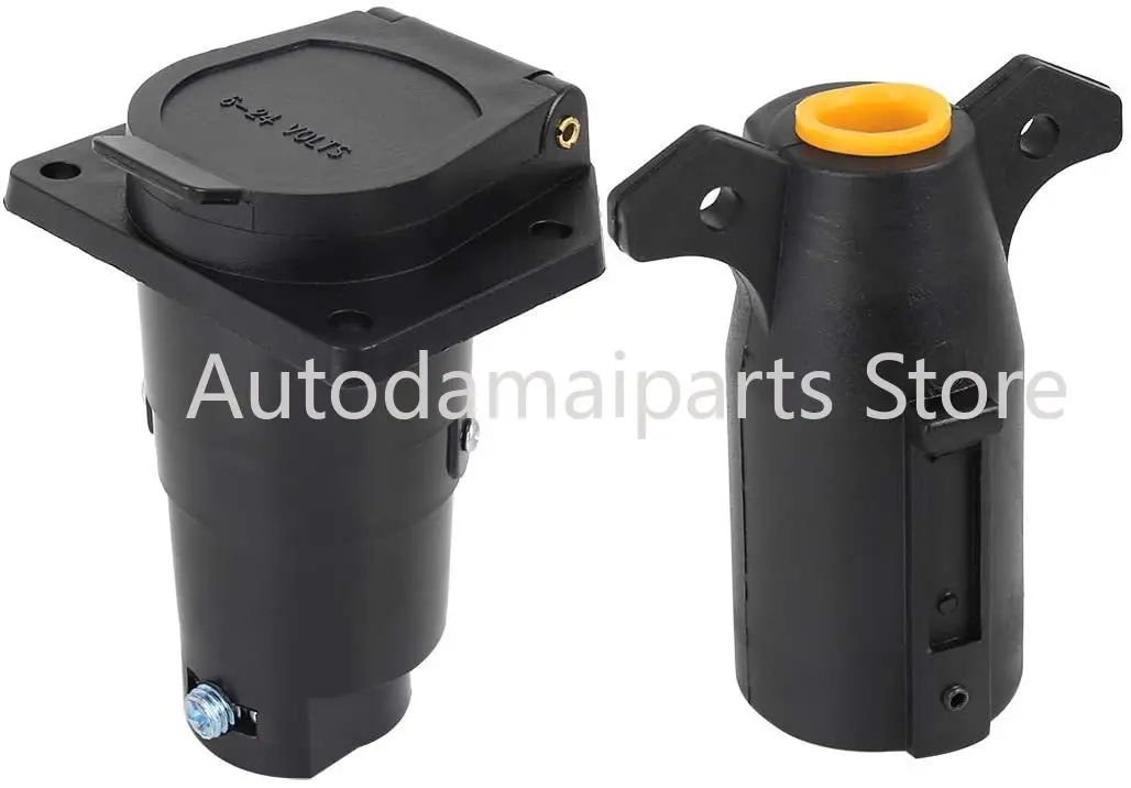 

Американский 7-контактный разъем прицепа 12 В, переходник с вилкой и гнездом, концевой разъем для грузовых автомобилей