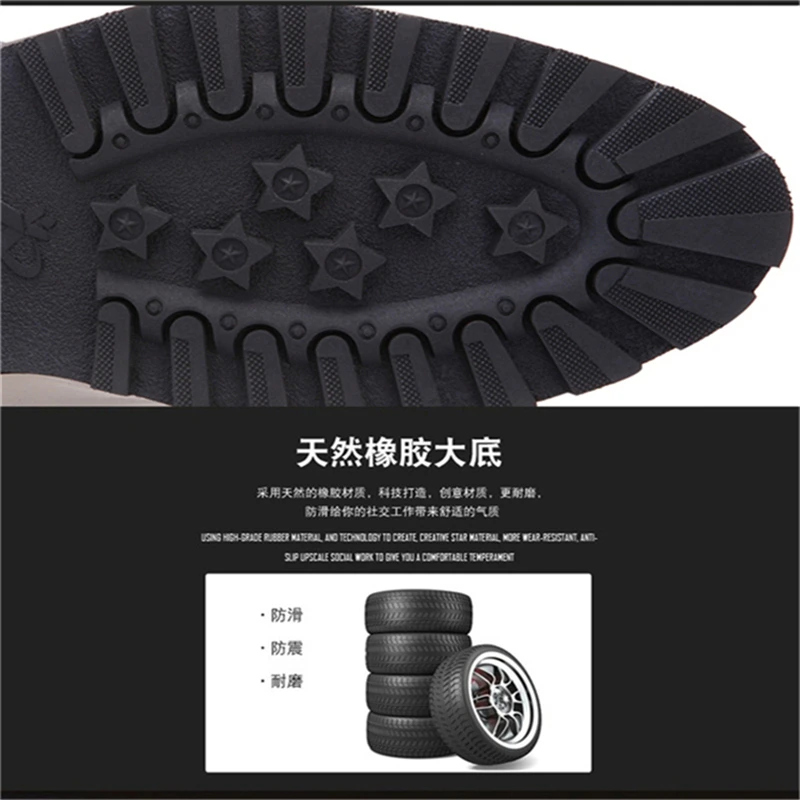 Зимняя обувь Брендовые мужские ботинки Плюшевые Теплые Кожаные Ботинки Martin на