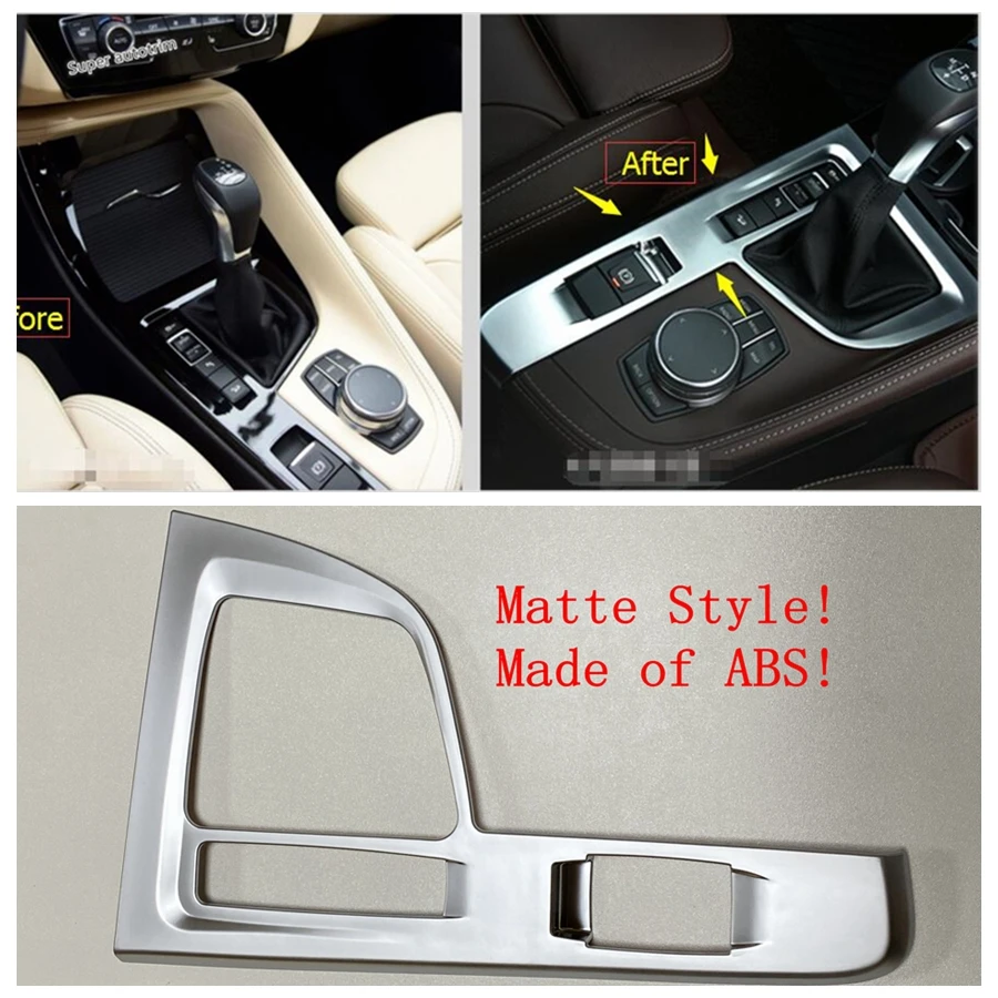 Аксессуары Lapetus для салона коробка передач панель накладка ABS подходит BMW X1 F48 2016