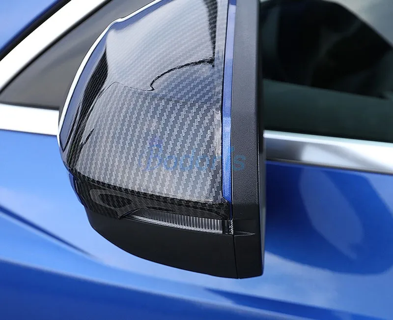 Цветное боковое крыло из углеродного волокна накладка на зеркало заднего вида