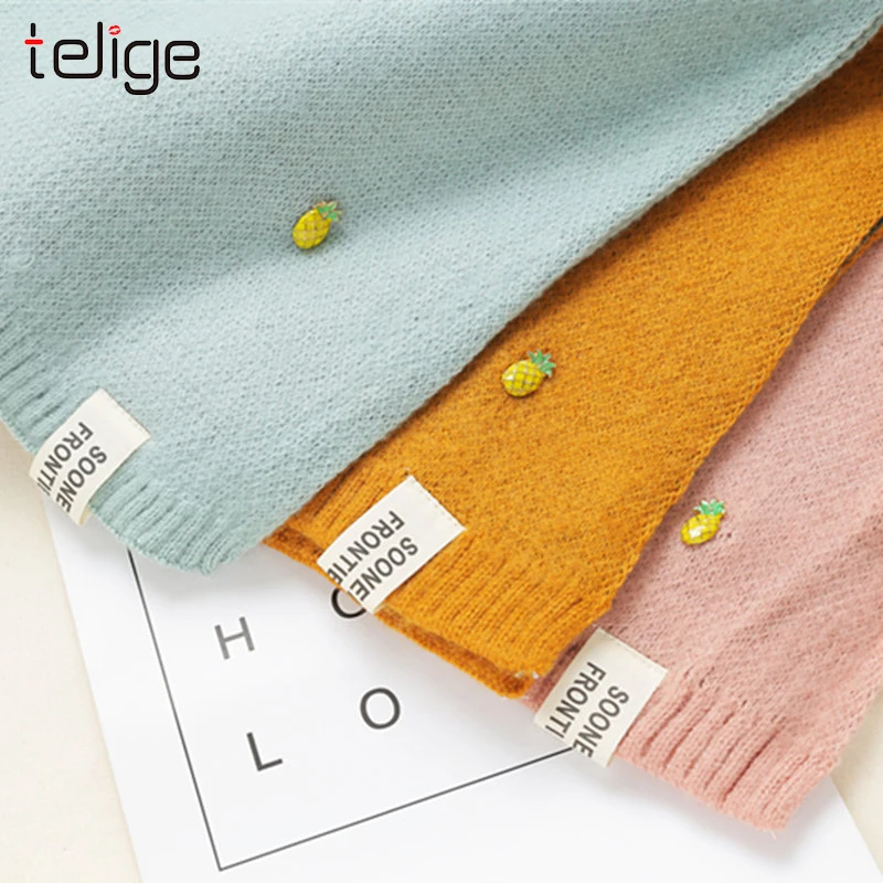 2019 Женские однотонные кашемировые шарфы женские зимние плотные теплые мягкие