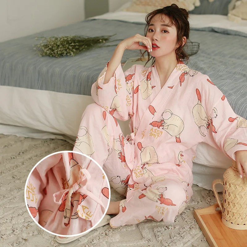 Новинка весенне осенняя Хлопковая пижама с длинным рукавом для беременных