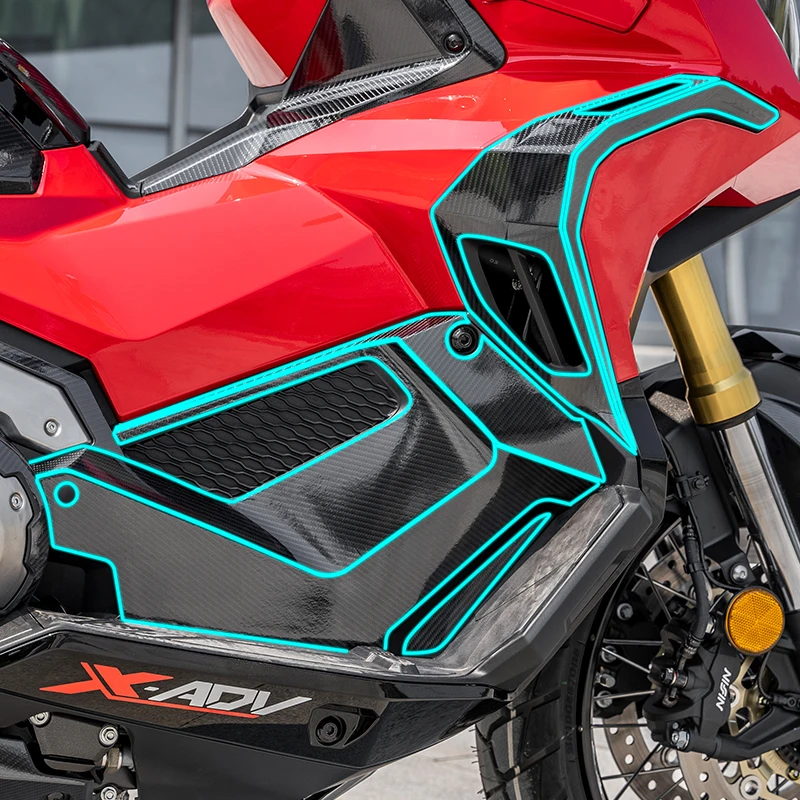 Для Honda XADV 750 X ADV 2021 мотоцикла 2D Из углеродного сплава обтекатель эмблема наклейка