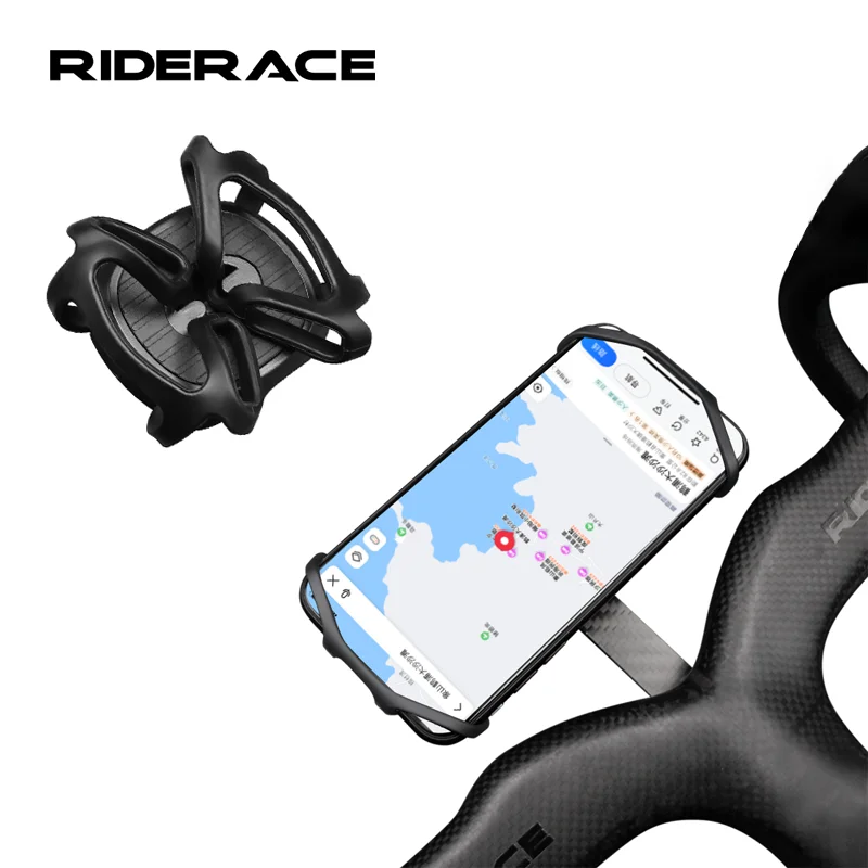 

Велосипедный держатель для телефона, Эластичный Силиконовый Поворот на 360 градусов, кронштейн для компьютера, для горного и дорожного велос...