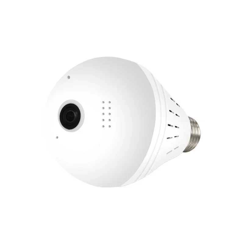 

Led bulb with WIFI IP camera wireless 360 degrees fisheye Internet network HD video camera support Night Vision