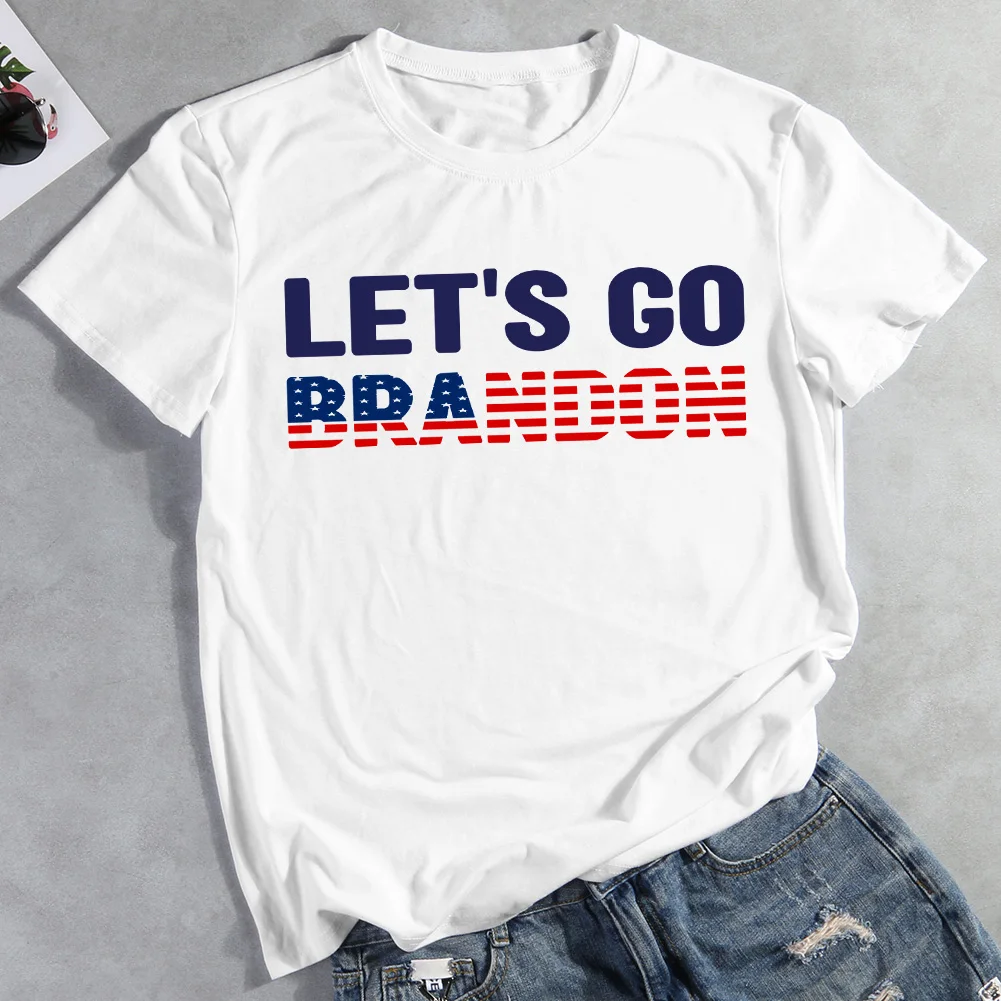 

Lets Go Brandon Funny Men Women Vintage T-Shirt Graphic Casual Tees