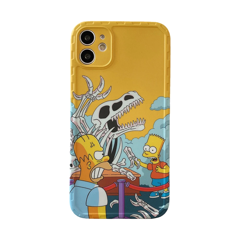

Классический семейный аниме чехол для iPhone 11 12 Pro Max X XS XR 7 8 Plus жесткий защитный чехол кожаный чехол