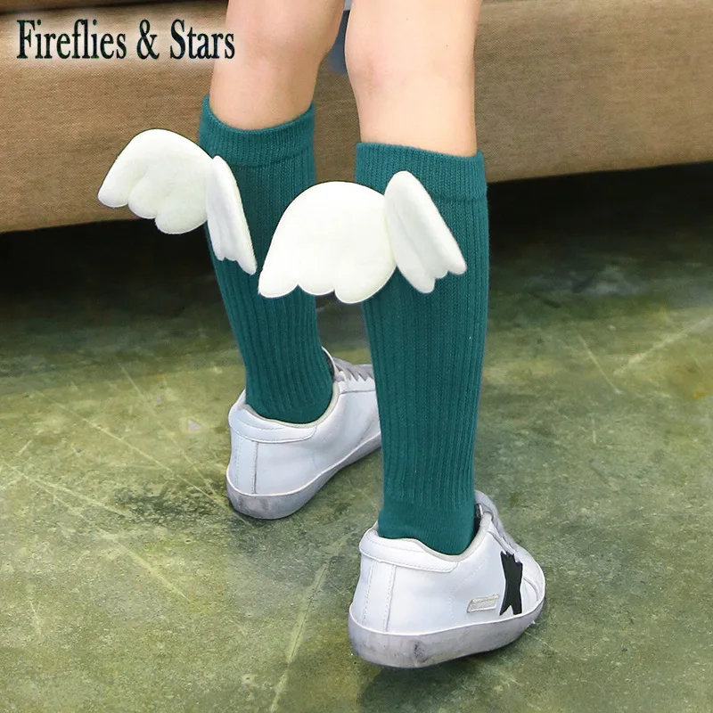 Дышащие хлопковые чулки для девочек длинные носки мальчиков детские гольфы с