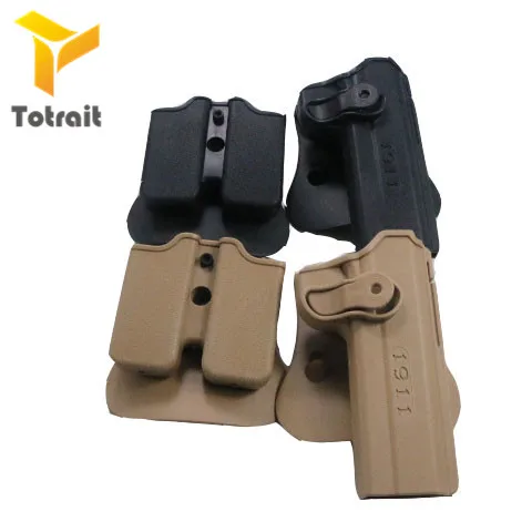 Кобура IMI colt1911 для правой руки ремень петля искусственная тактическая кобура