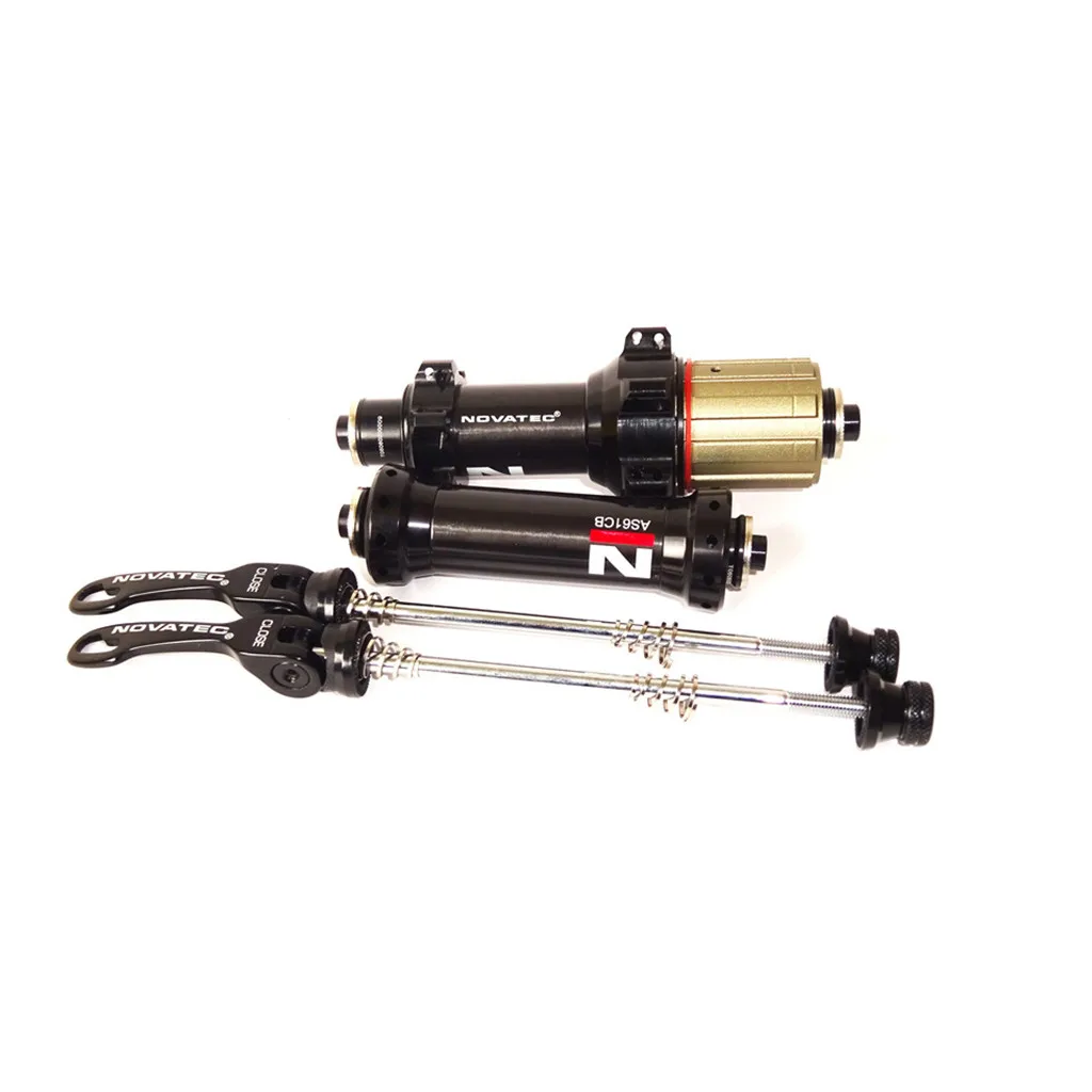 

Taiwan Novatec AS61CB FS62CB Road Carbon 20H 24H Bicycle Hub 11S Super Light 100mm 130mm Front 2 And Rear 4 Bearings