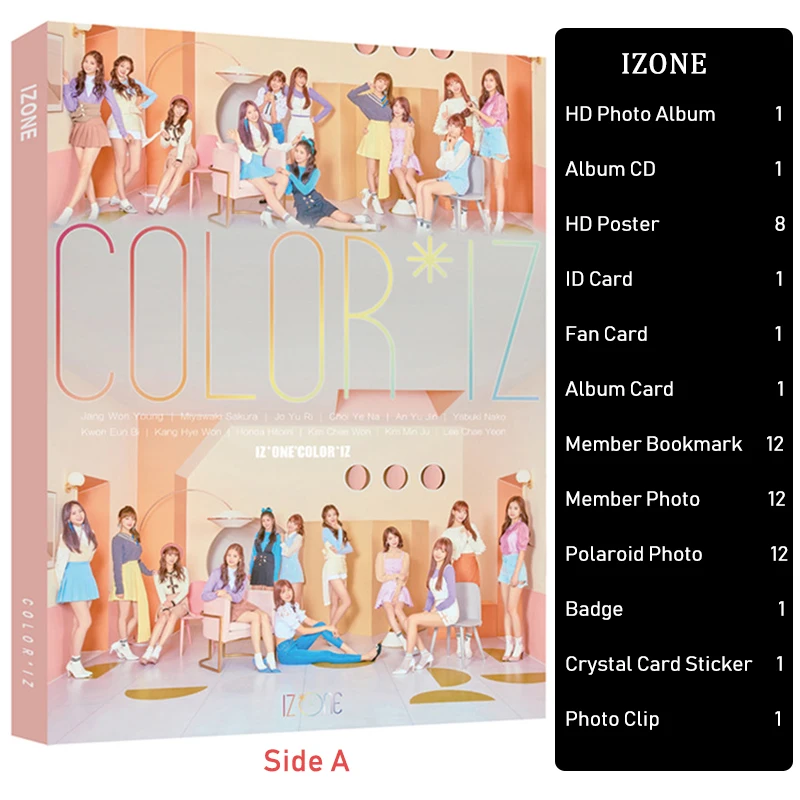 Модный набор фотоальбомов KPOP IZONE Полароид фото один постер сборные подарки для