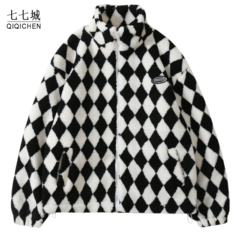 

Куртка Мужская/женская зимняя, из овечьей шерсти, с воротником-стойкой