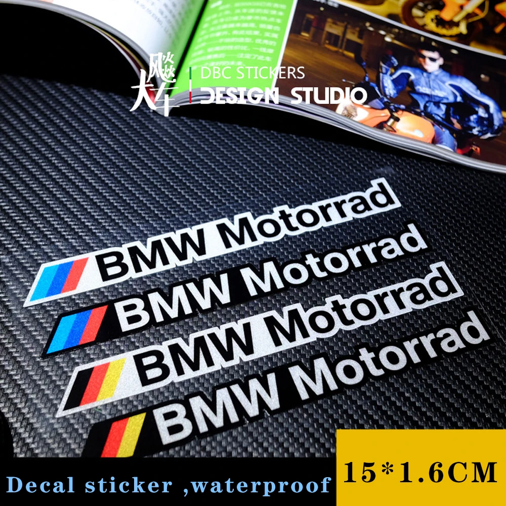 Светоотражающие наклейки для BMW S1000RR S1000XR R1200GS R1200 Adventure F800R F800GS наклейка 15*1 6 см