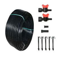 16mm 20mm pe pipe 58 dn15 with tap ldpe tube garden irrigation greenhouse watering hose 10m 15m