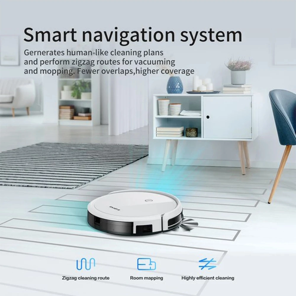 Робот пылесос SmartAI G50 2600Pa подходит для напольных ковров чистка волос домашних
