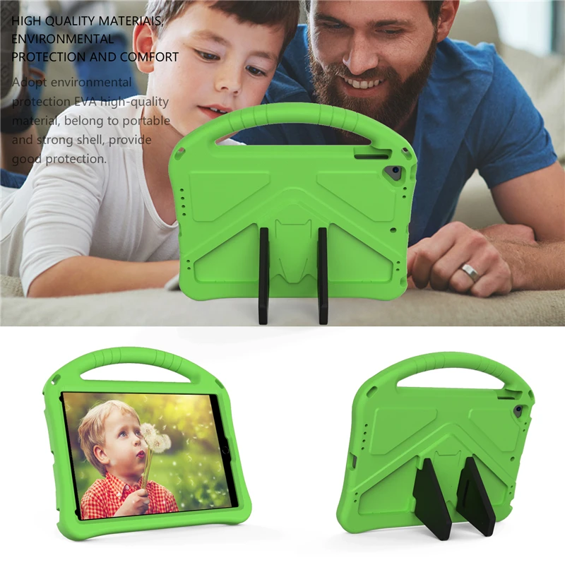 

Coque For Apple Ipad Air 2 Air2 A1566 A1567 EVA Shockproof Stand Cover For IPad Air 6th Generation Tablet Cover Cases for Kids