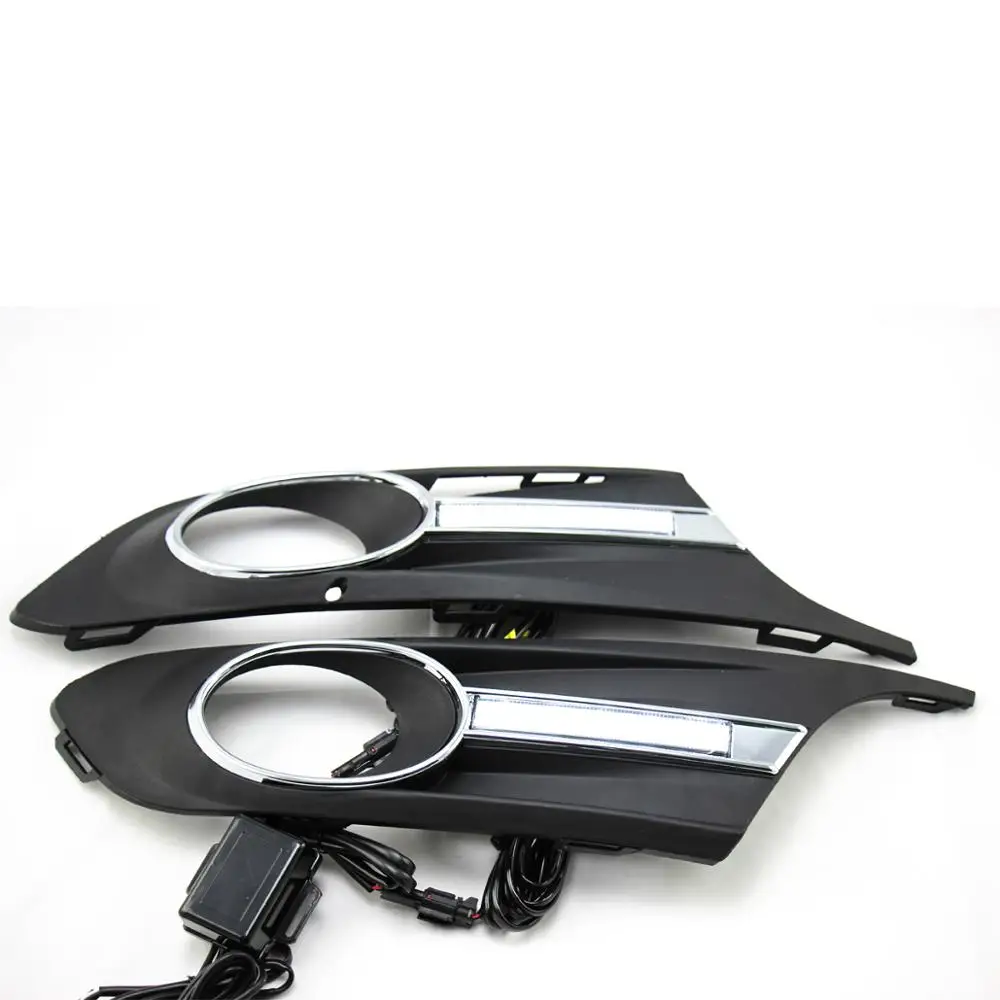

car accessory flash led daylight fog lamp light For Volkswagen Sagitar or Jetta 2012 - 2015