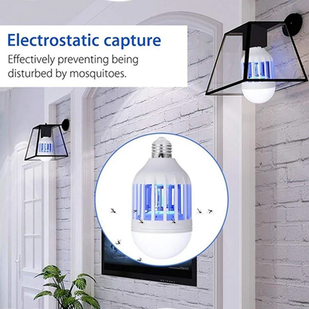 220V Электрический УФ инсектицидная лампа светодиодный ночной Светильник