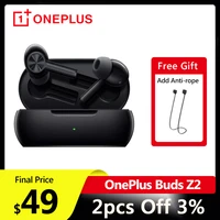original oneplus buds z2 tws bluetooth headphone 40db active noise cancellation oneplus 9rt 8 8t nord 2 true wireless stereo