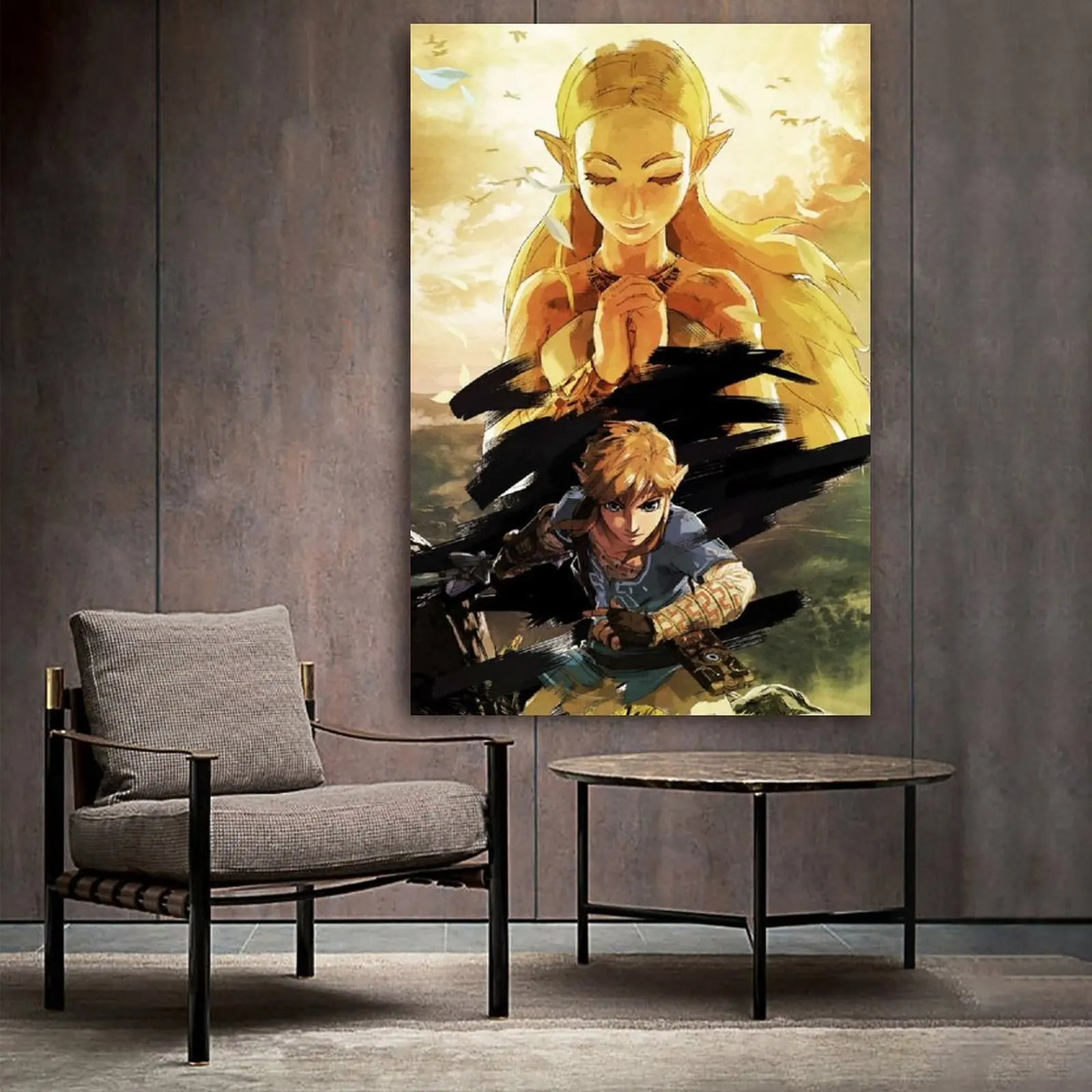 Принцесса постер воин декоративное живописное полотно настенное искусство